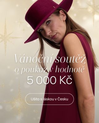 Vánoční soutěž se SIMPO!🎄 Vyhrajte poukaz v hodnotě 5 000 Kč na nákup kousků z naší české módní dílny.✨ Poukaz zašleme...