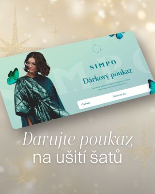 Tohle ještě stíháte…🎁 Darujte poukaz na ušití šatů od SIMPO.✨ Když nevíte velikost, střih nebo barvu – nechte to na nás....